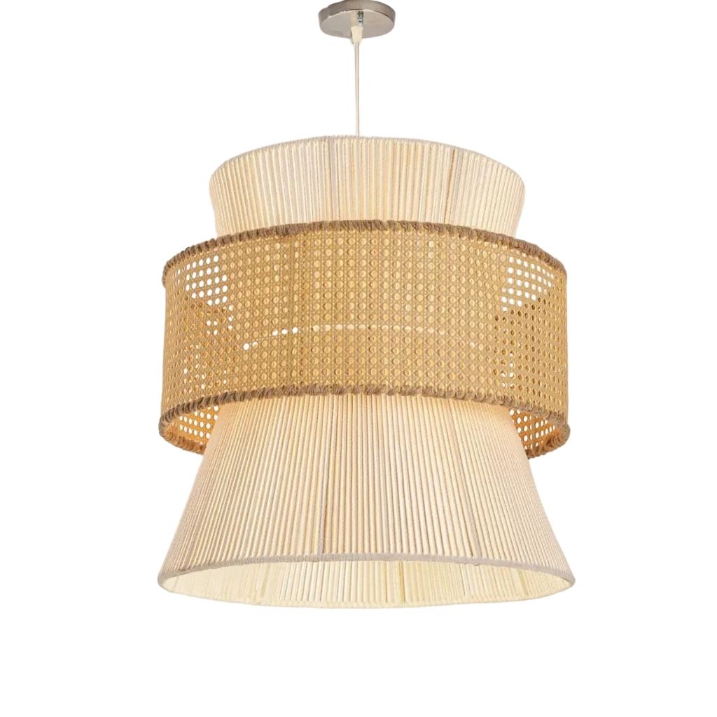 Boho Rattan Ceiling Lamp - CAN8 - Ce_Bo_Ra_030 0