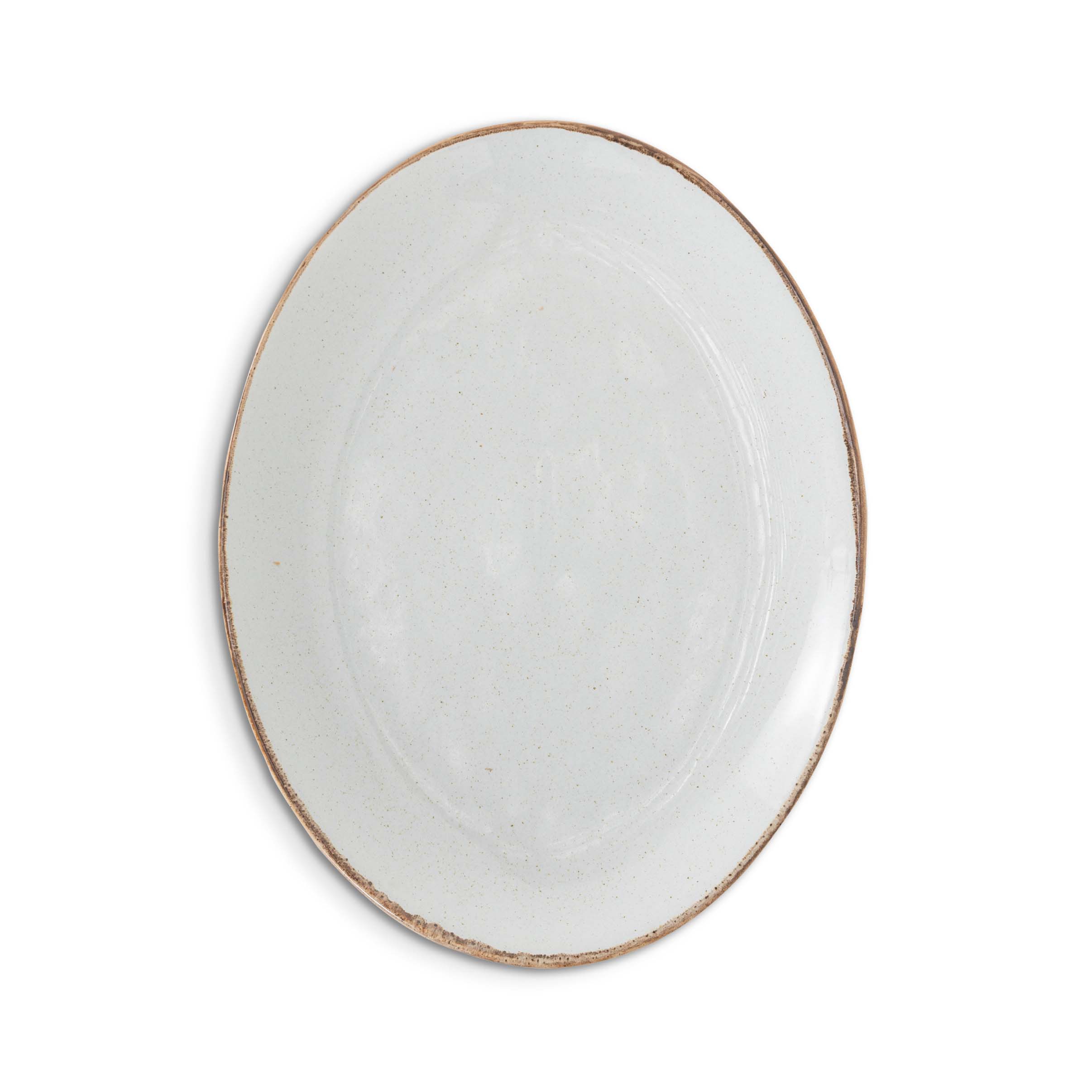 Porland Seasons Oval Plate - Grey, 36cm 0