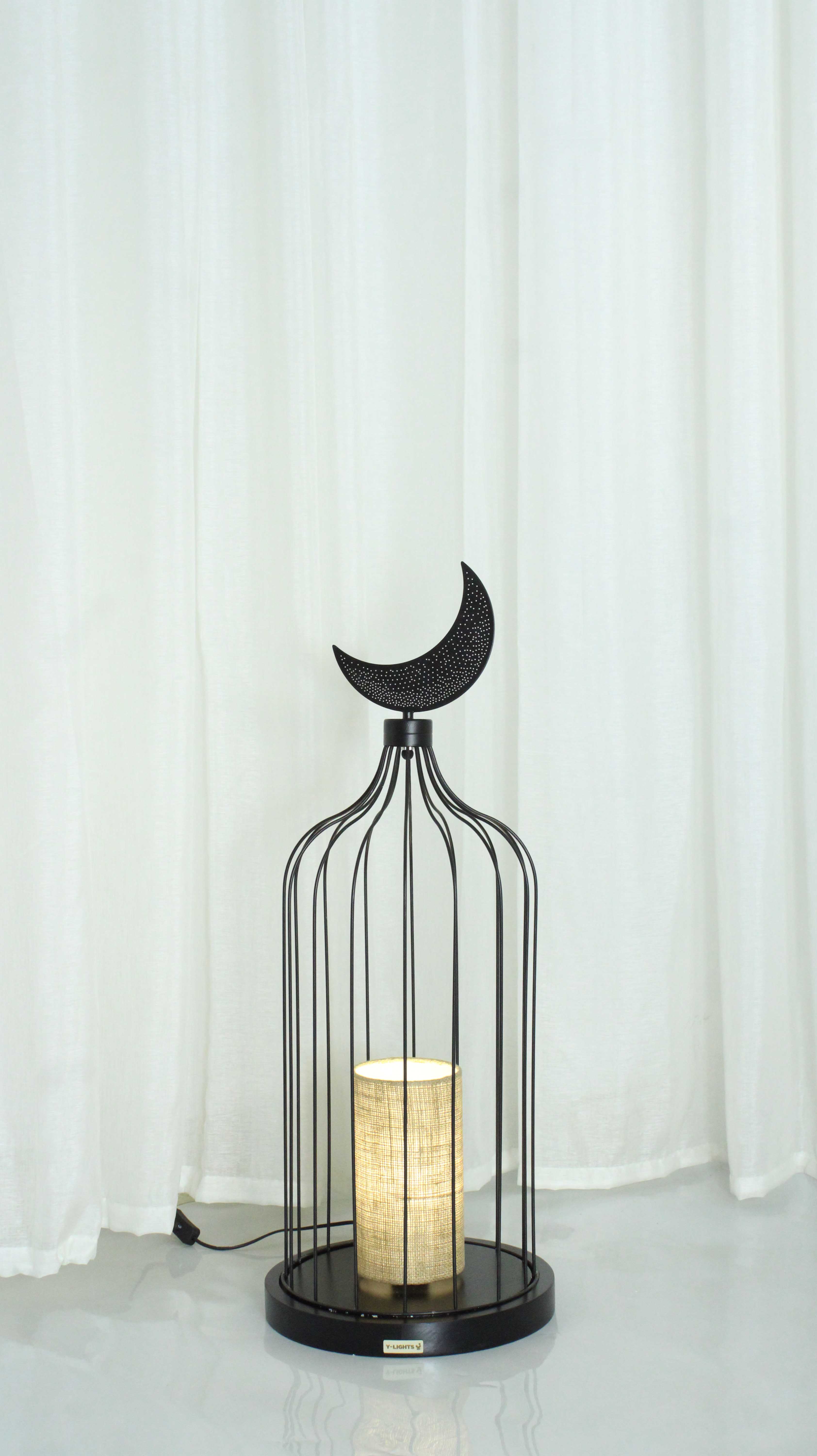 Floor Lamp - Black And Beige YL-FL-782N-1L 1