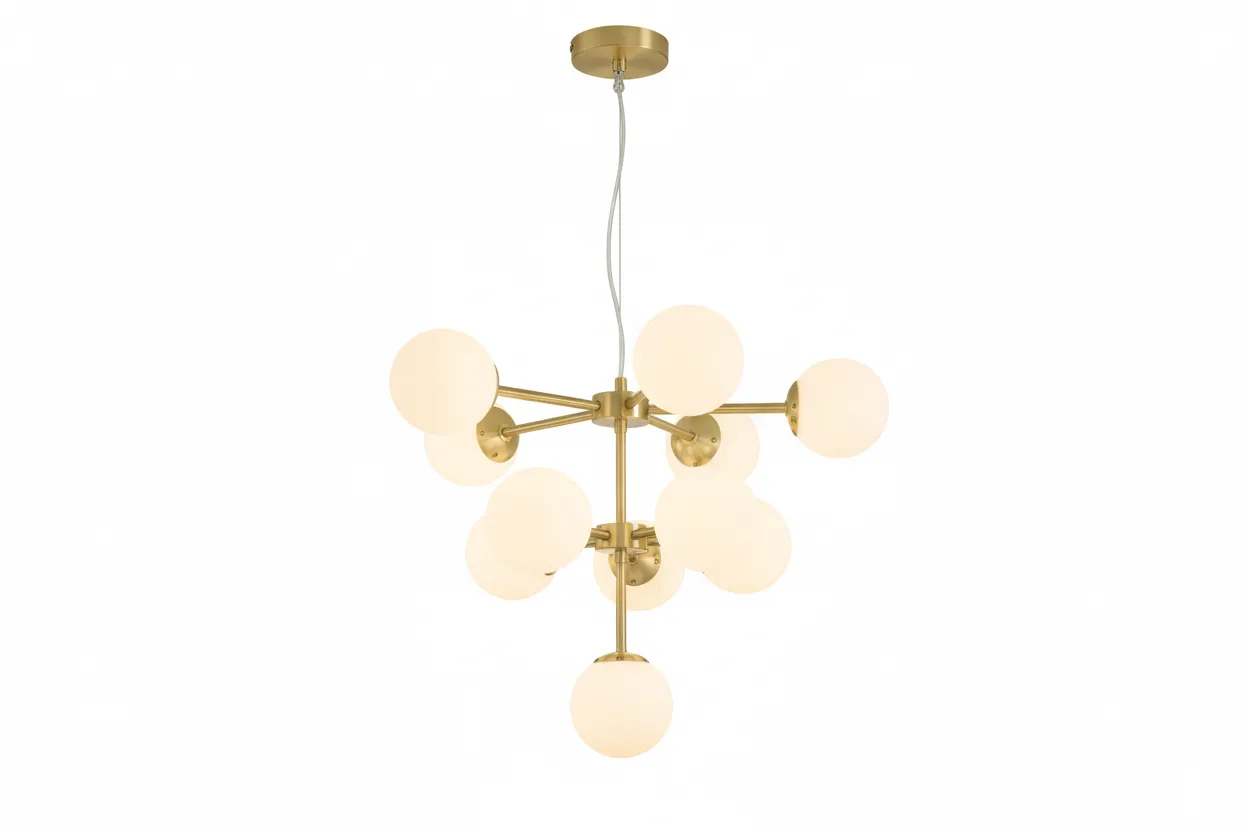 Gold and White Ceiling Lamp - YL784 0