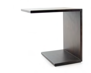Bracket Table - Solid Wood - Slides Under Sofa 2