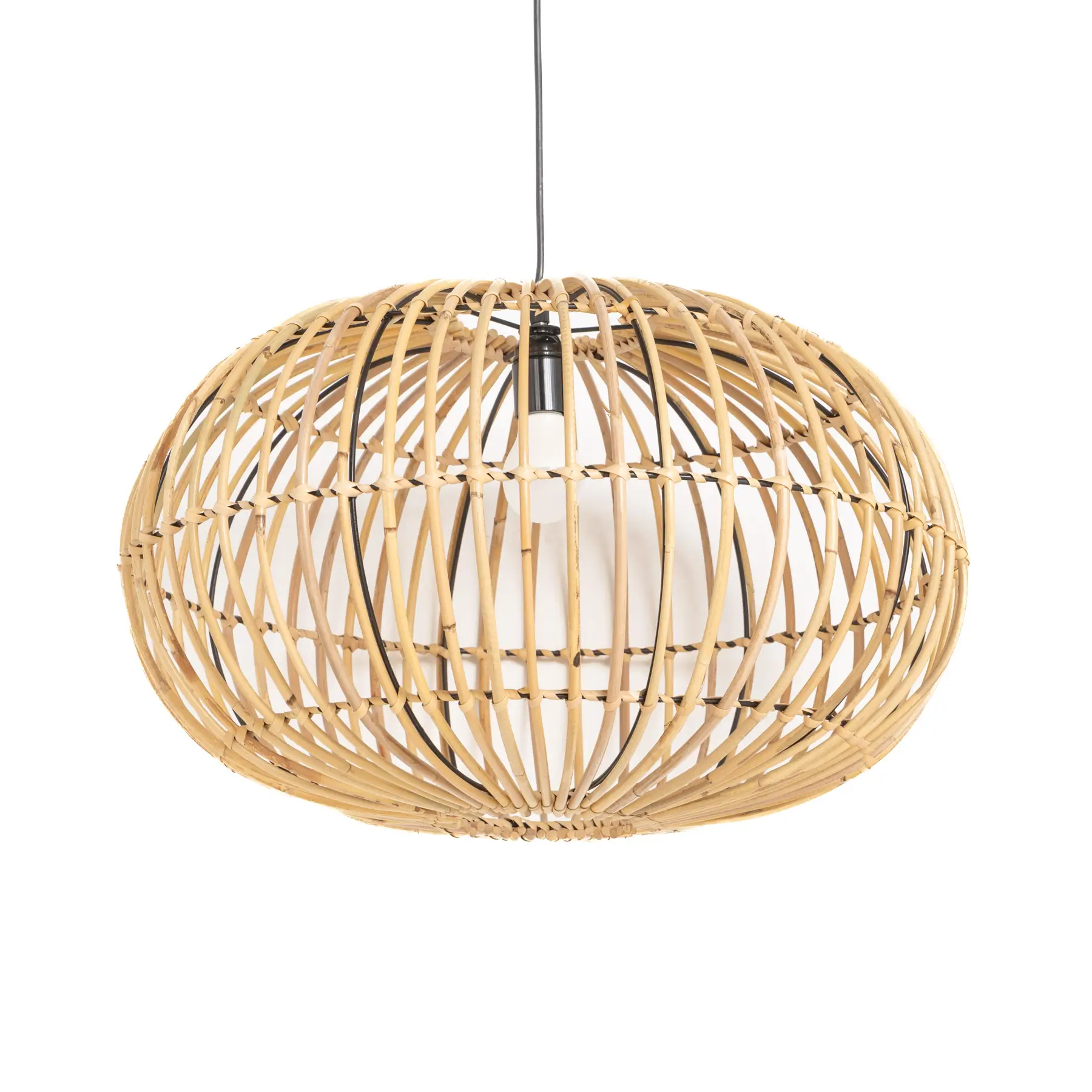 Bamboo Round Pendant 0