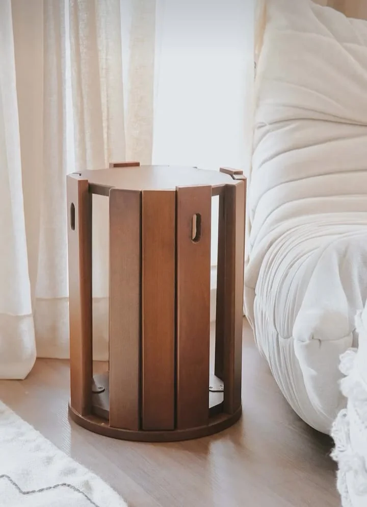 Griffy (4 in 1 ) Side Tables Set - Stackable Round Design 2