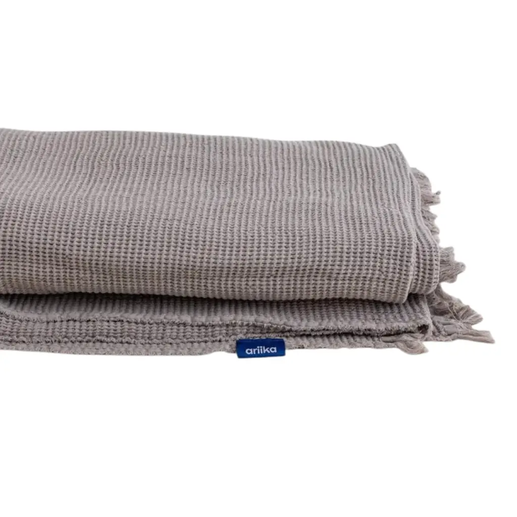 Fringe Honeycomb Throw Blanket 0