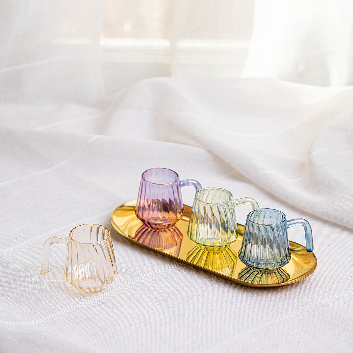 Marhab Handmade Glass Coffee Cup 1