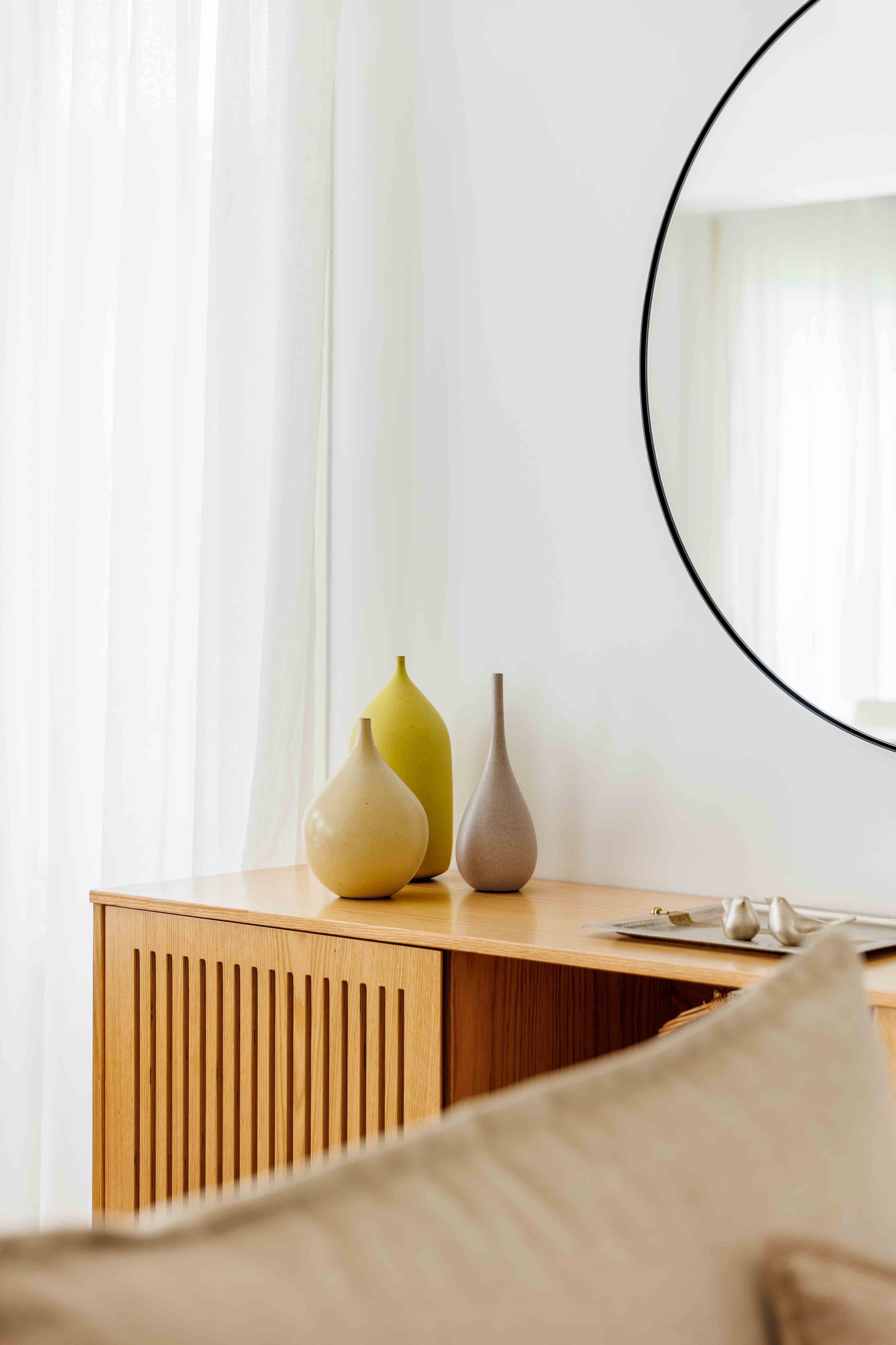 Pear, Lime and Beige Pencil Pots (2,4,6) 1