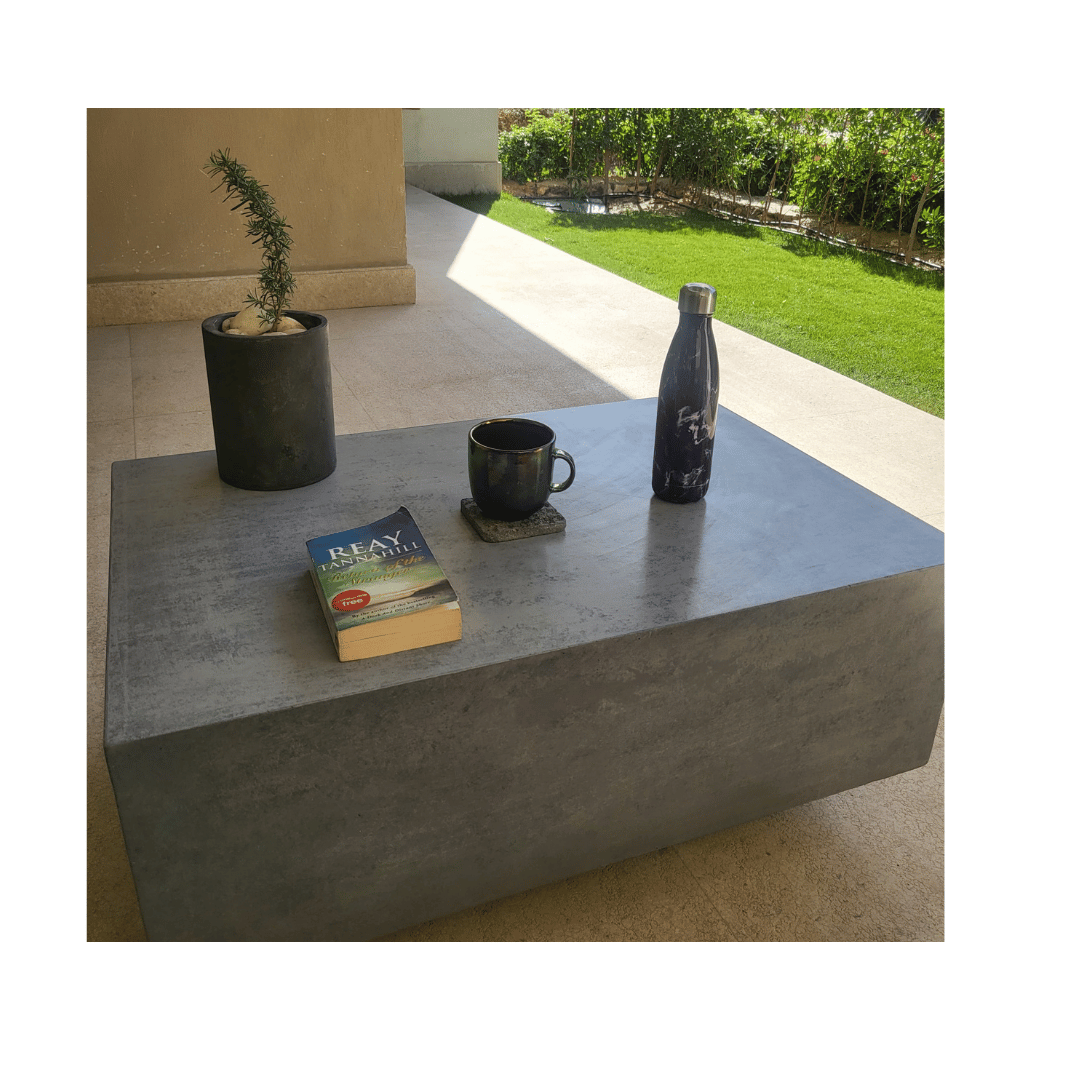 Block Concrete Coffee Table 1
