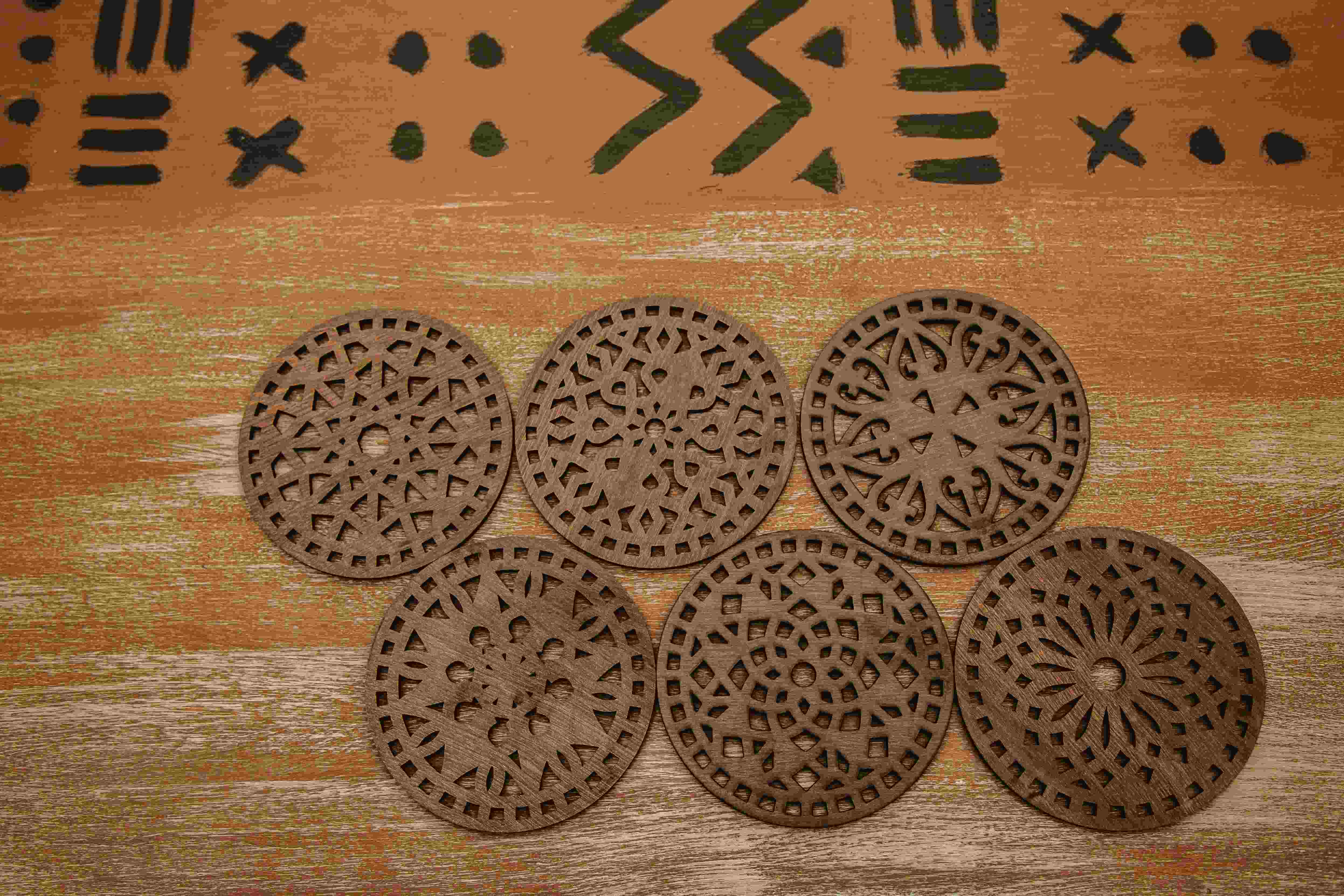 The Charm Coasters - Set of 6 3