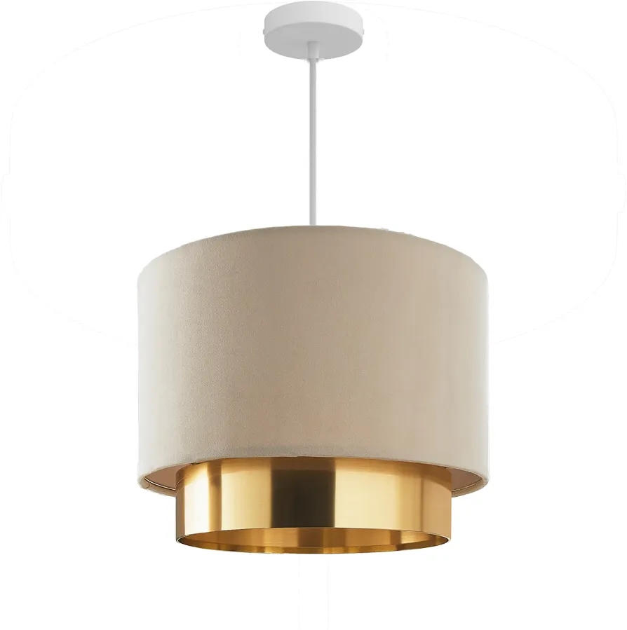 Francesca Modern Pendant Beige and Gold - YLM021 0