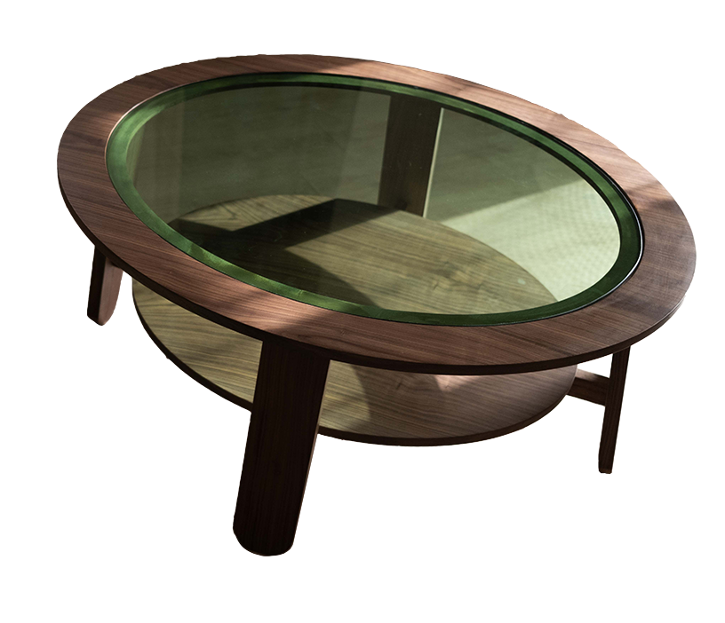 Nordica Aurora Coffee Table - Glass Top - Japanese Design 0