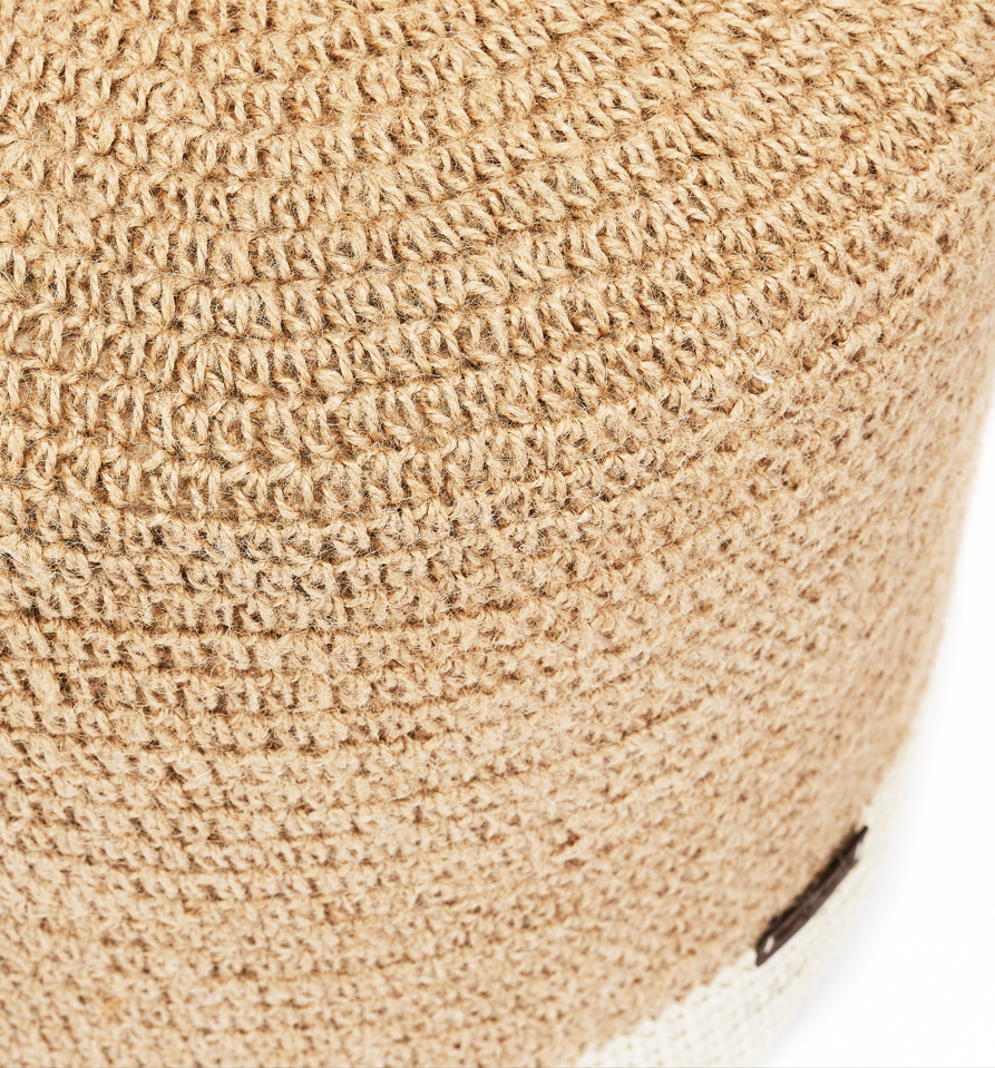 Jute Shades Pouf 1