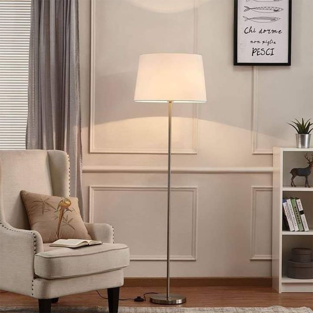Floor Lamp - Silver & White - YL.A1.1 0