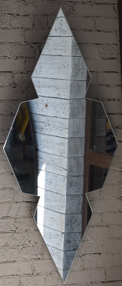 Diamond Wall Mirror – Bold Geometric Design for Modern Spaces 0