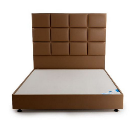 Accent Squares Headboard - High Density Foam - Solid Wood 1