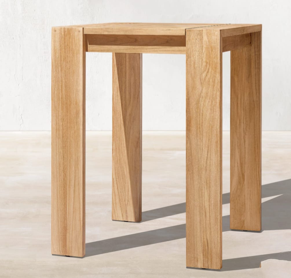 Curve Bar Table With High Quality Swedish Wood 0