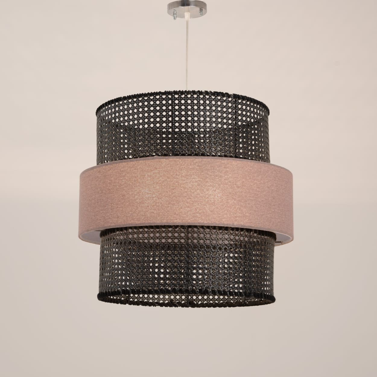 boho Ceiling Lamp -ratan 0