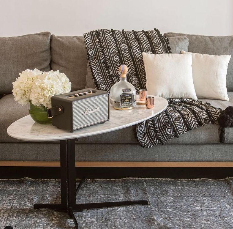 Altair Coffee Table AG1013 With Metal Base 2