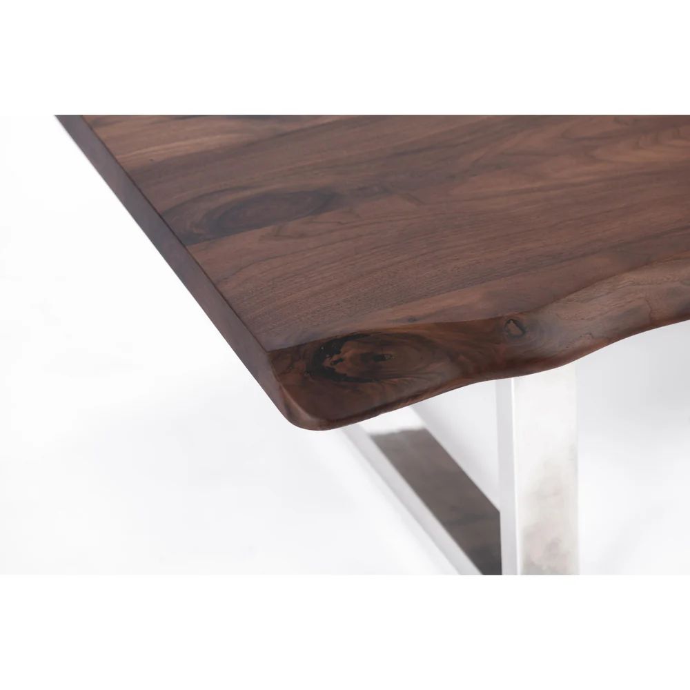 Nuk Coffee Table - Solid Live Edge Wood Top - Sturdy Legs 3