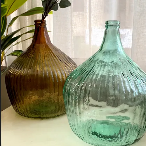 Carafe Vase - Recycled Glass 1