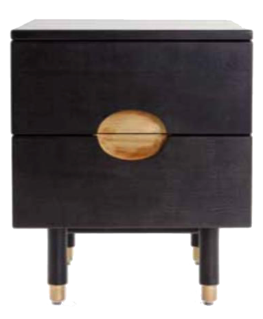 Commode- Nutcracker Night Table - Brass Handles 0