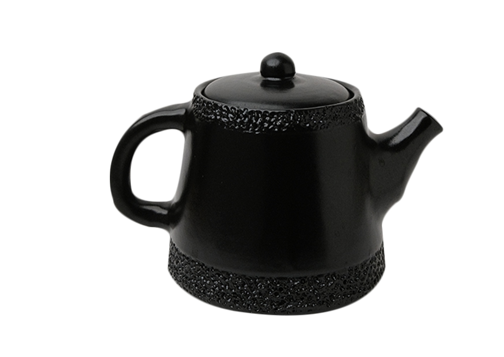 Ashes Large Pottery Teapot Black 0