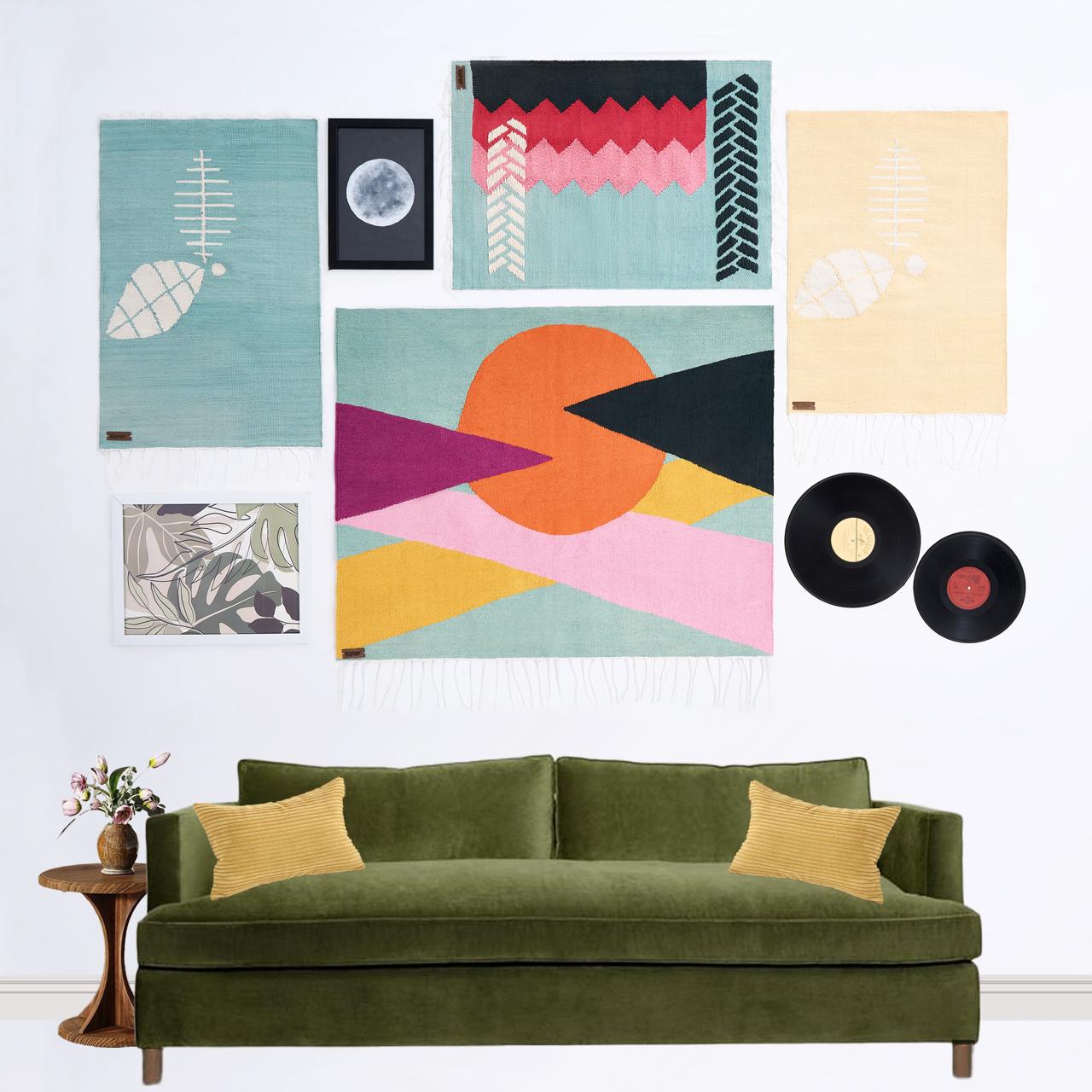 Full Moon Kilim Wall Art 2