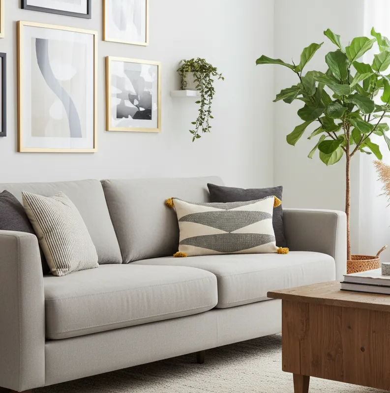 Black Cascade Cushion 1