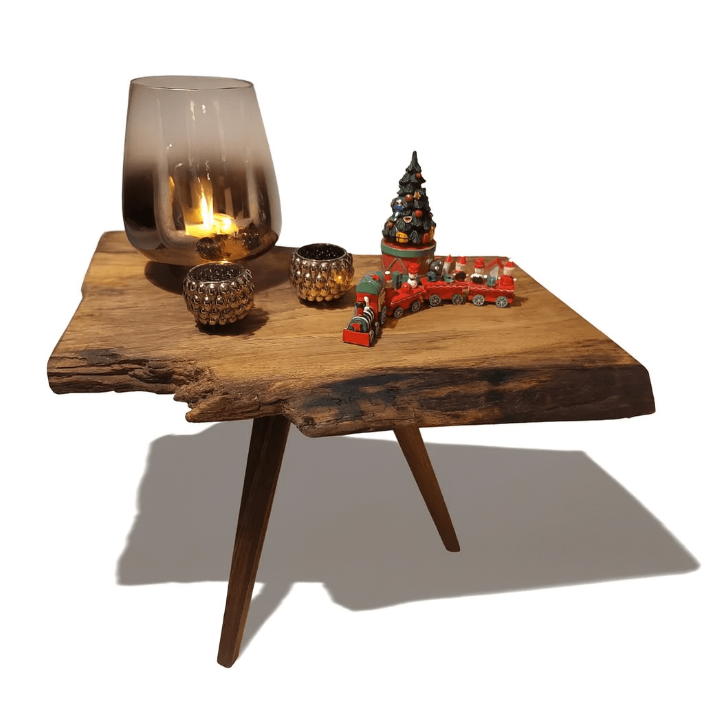 طاولة جانبية من خشب الجوز لايف ايدج 1