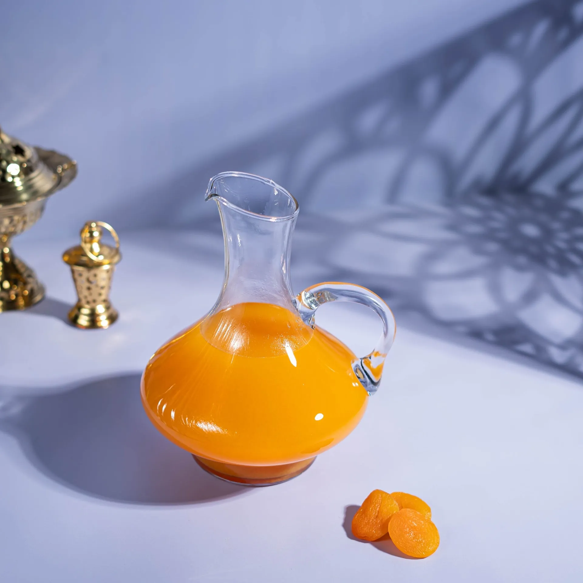 Aura Tall Glass Elixir Jug 1