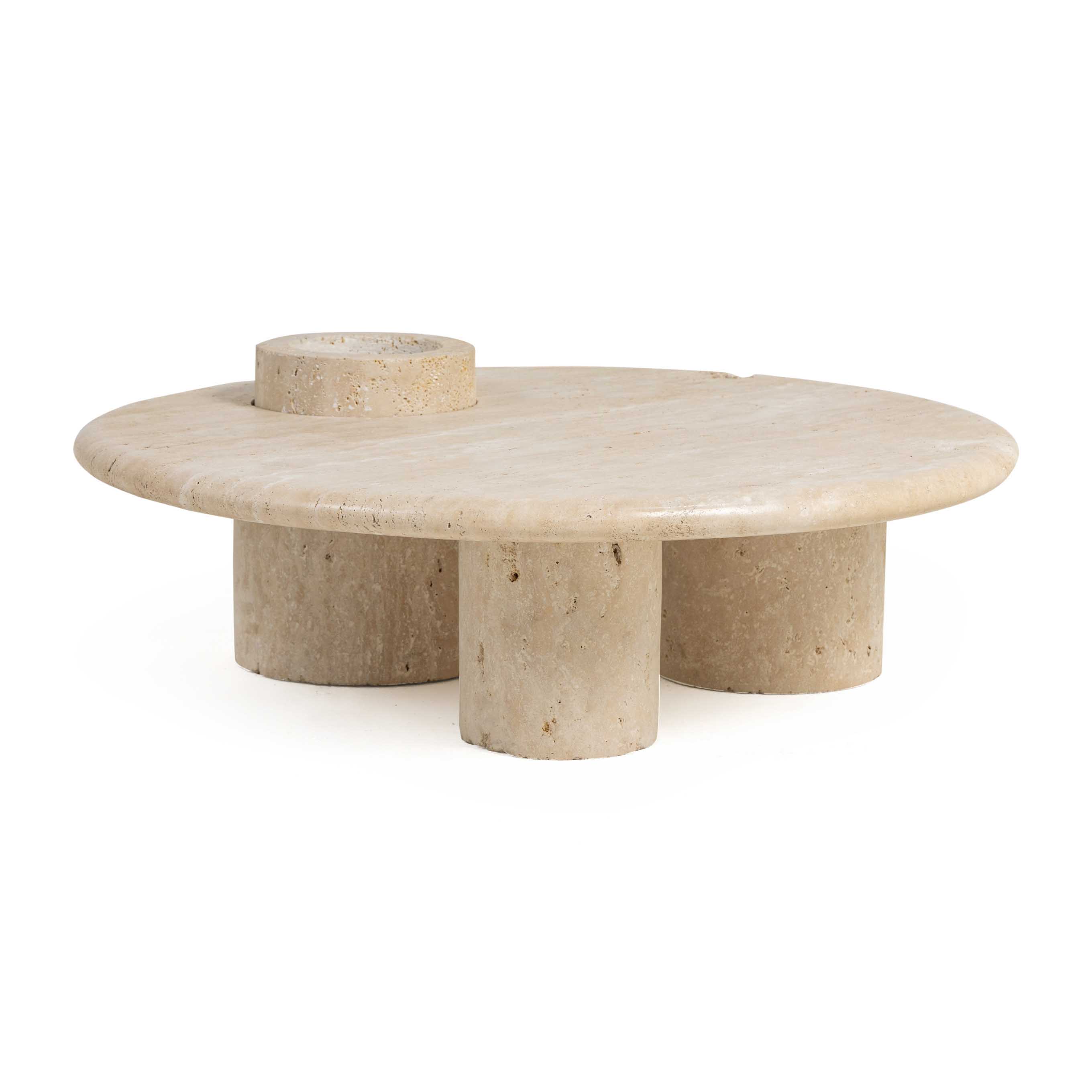 Cheru Travertine Coffee Table 1