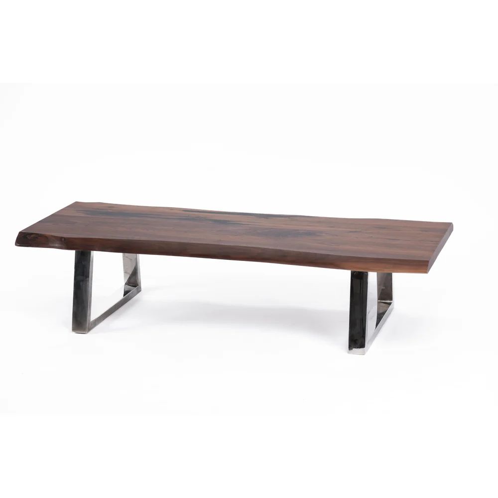 Nuk Coffee Table - Solid Live Edge Wood Top - Sturdy Legs 7