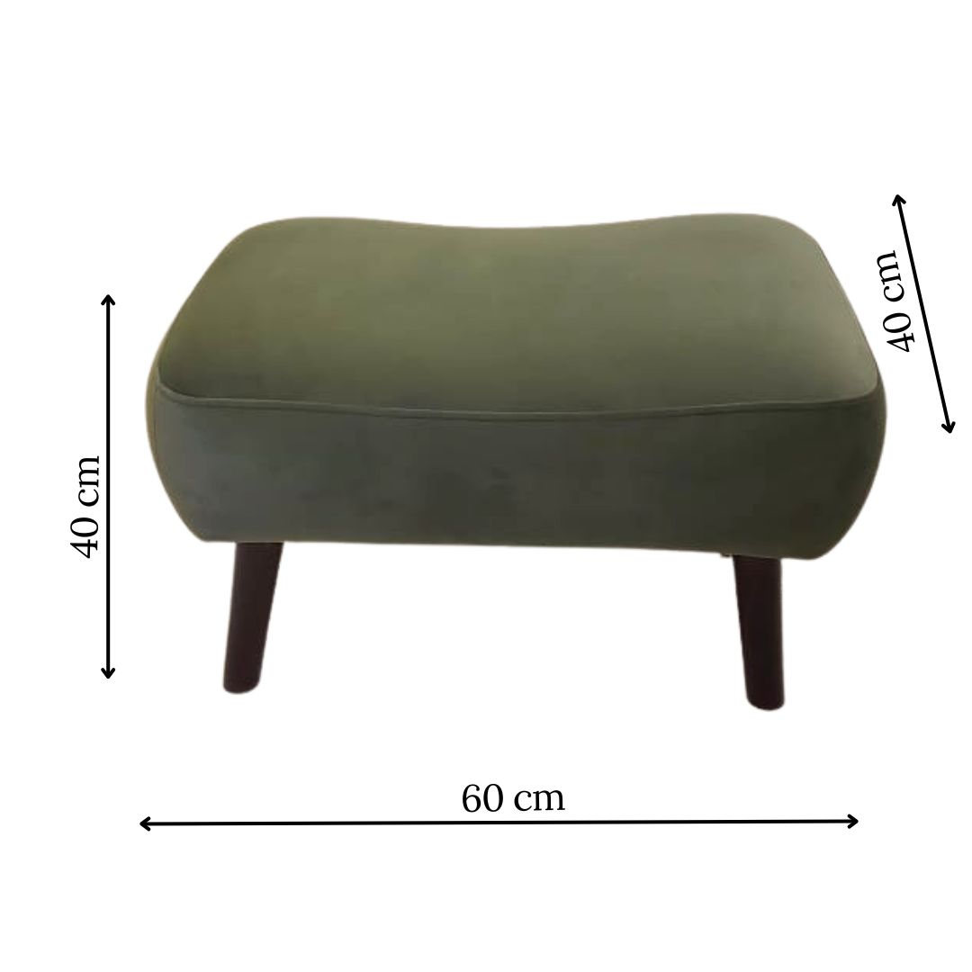 Accent Foot Rest – Minimalist Ottoman With Plush Cushioning 1
