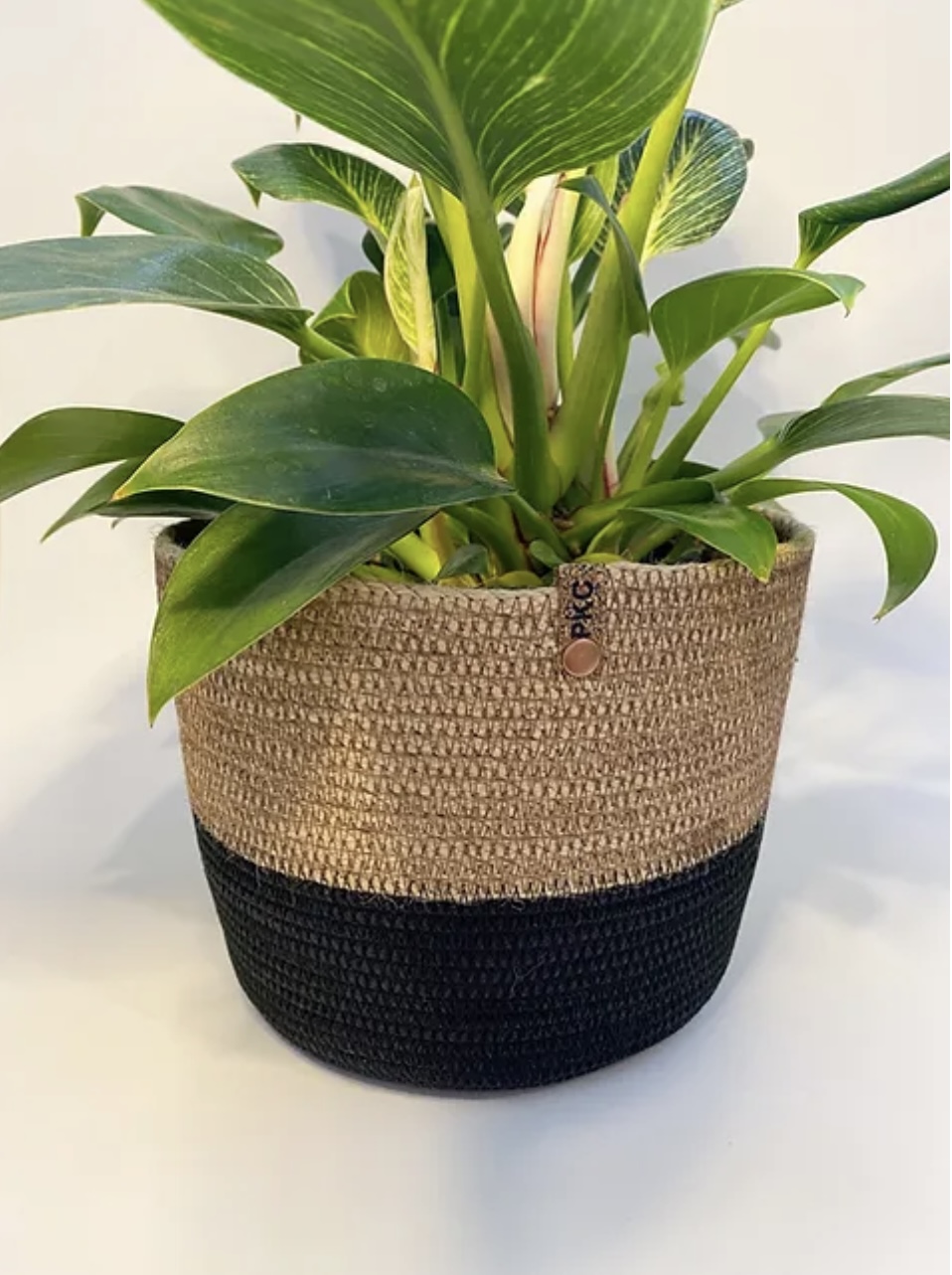 Lora Woven jute plant pot