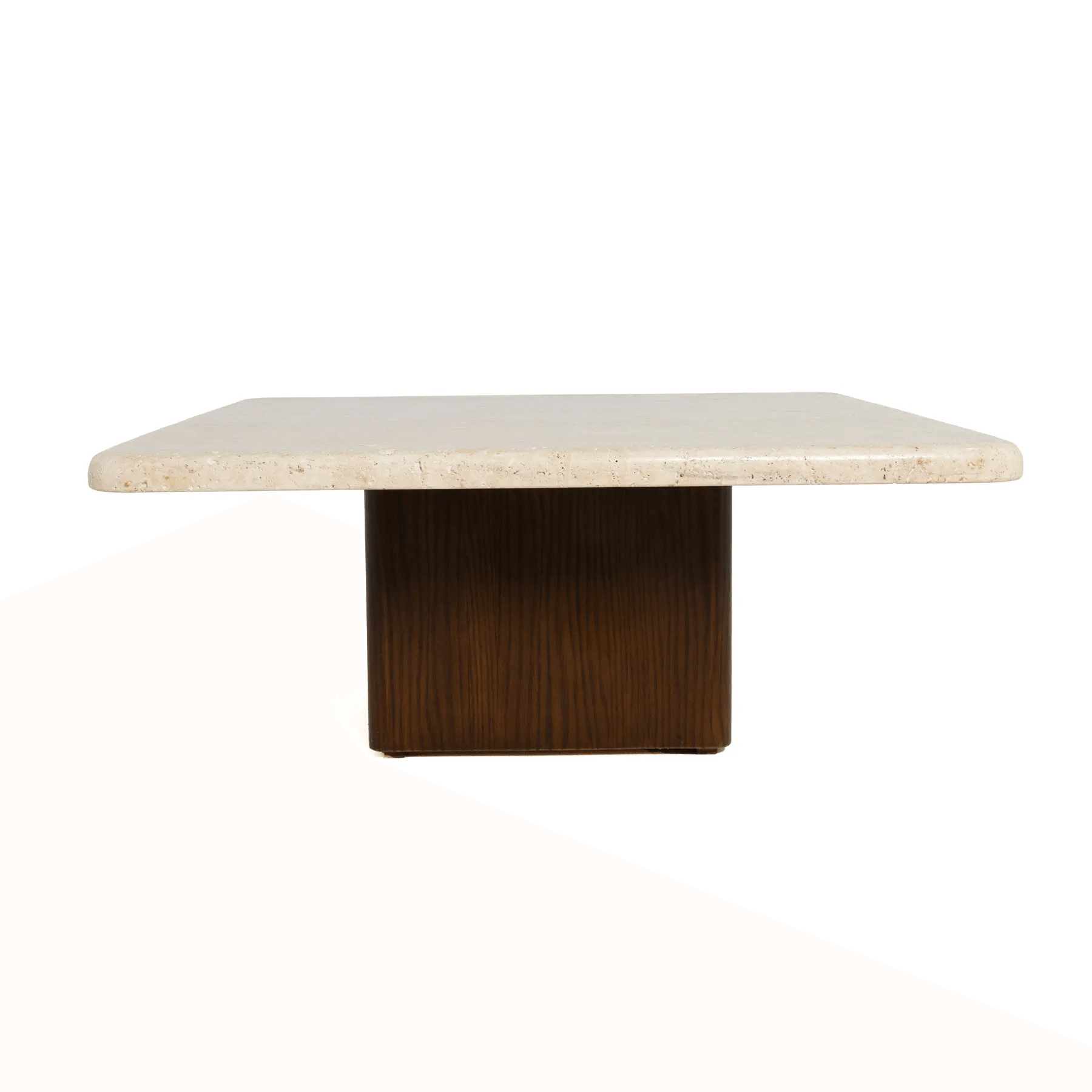 Celest Coffee Table – Natural Oak Base With Sleek Stone Top 3