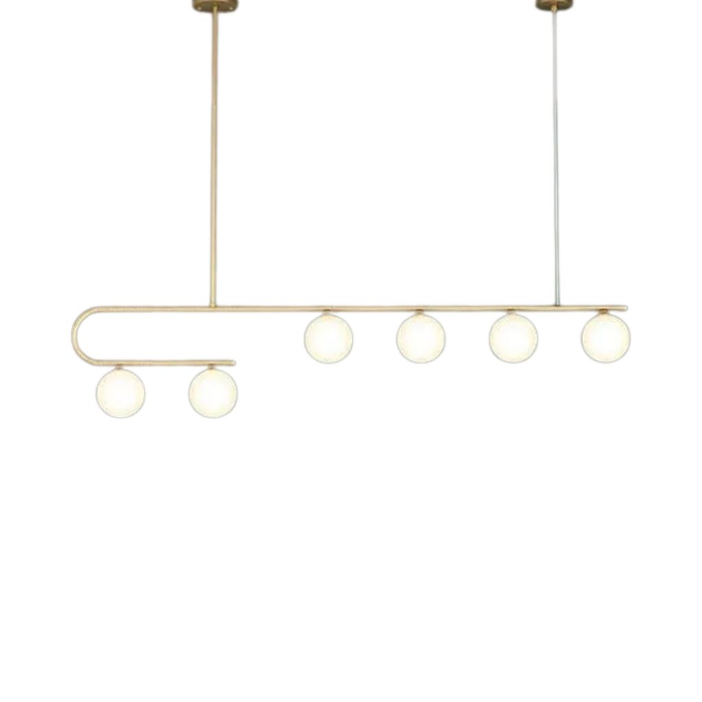 Gold And White Ceiling Lamp - YL757 0