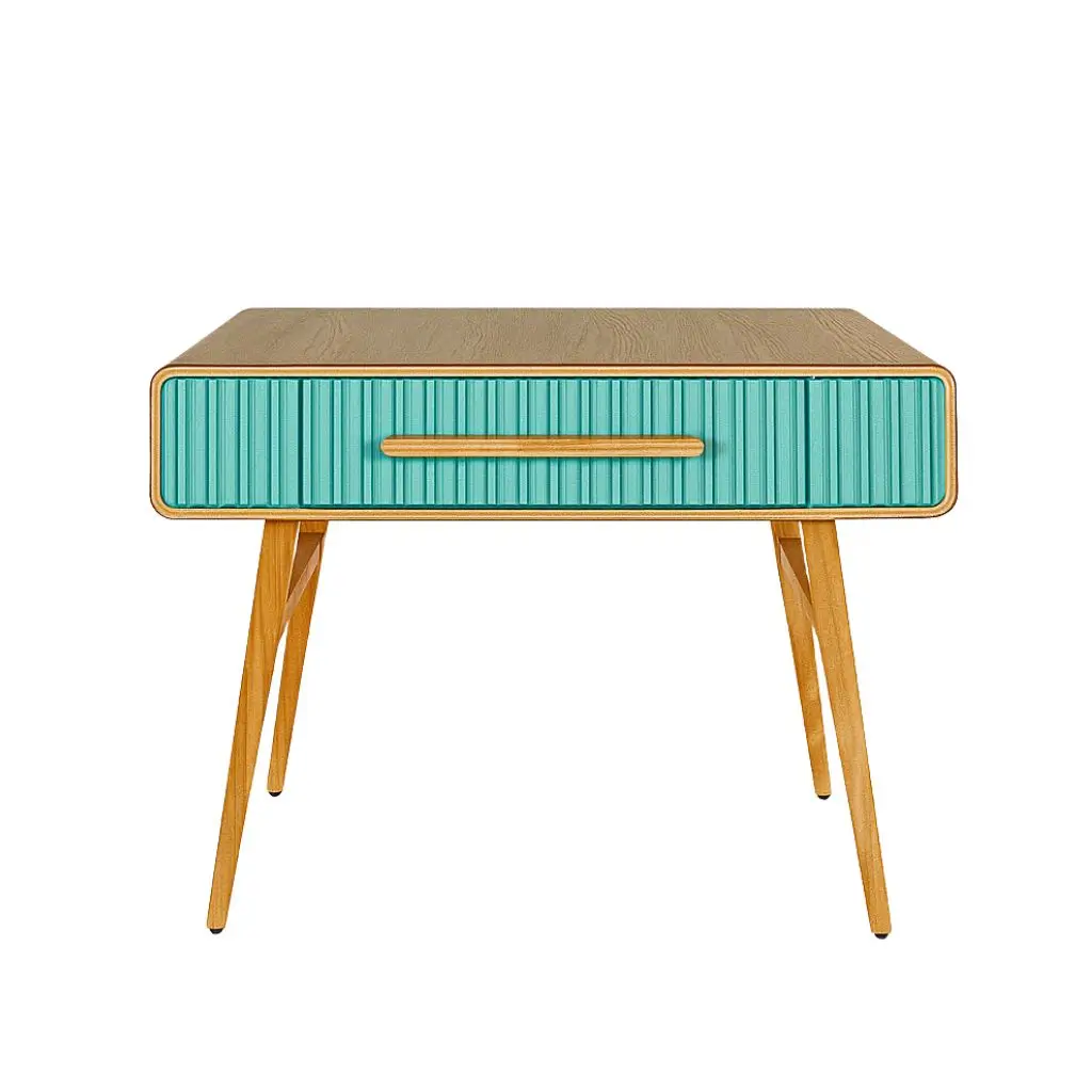 Ridge Retro Wooden Desk 0