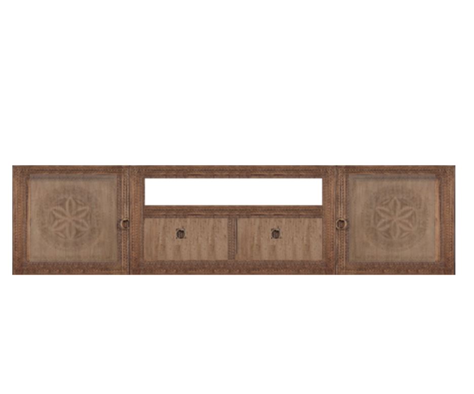 Elegant TV Unit With Intricate Carved Details – Timeless Design for Any Space 0