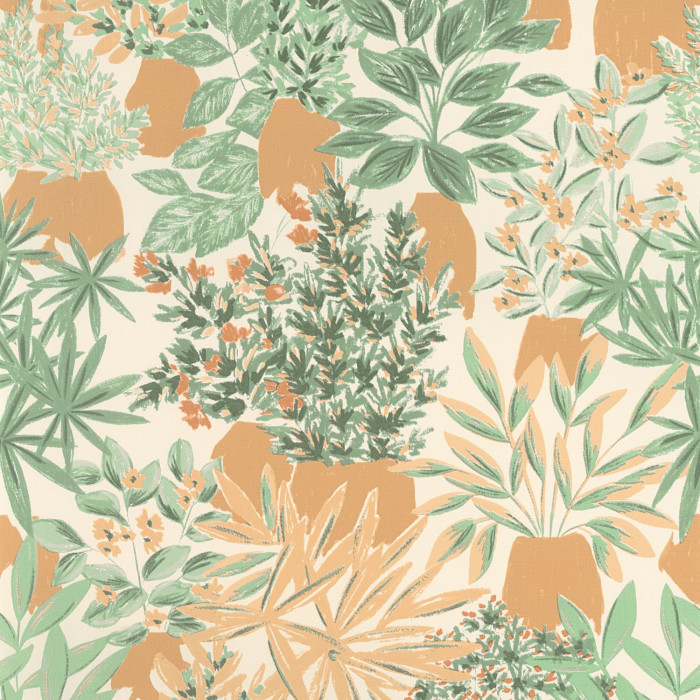 Thalie Wallpaper Sable Vert 0