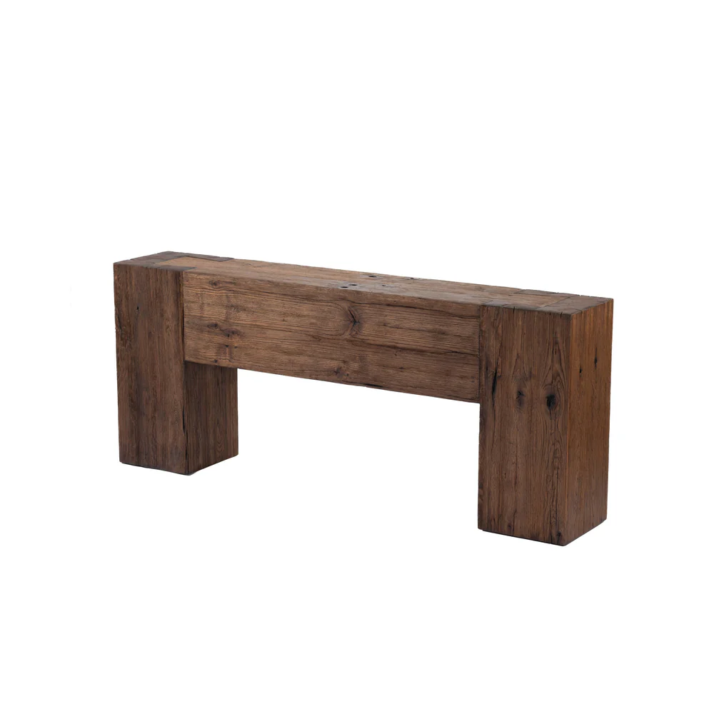 Reclaimed Oak Console 0