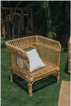Lucy Bamboo Armchair 0