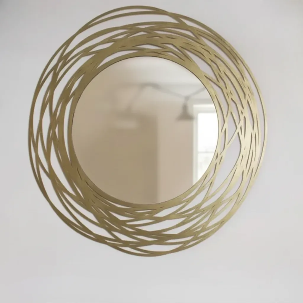 Circa Hand-Polished Patina Mirror 0