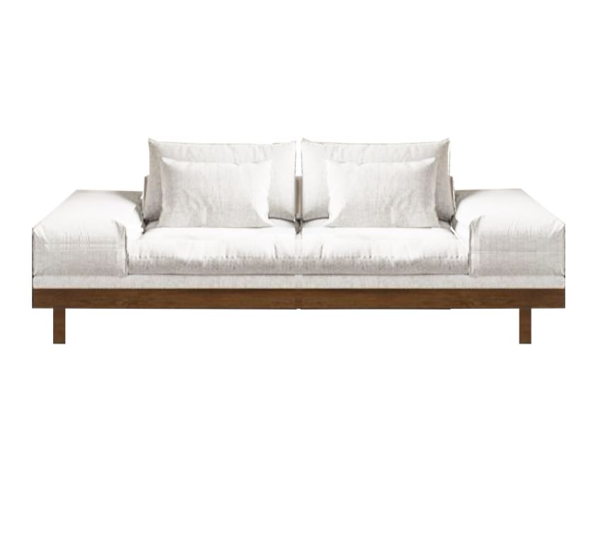 Nina Rustic Sofa With Wide Arms 0