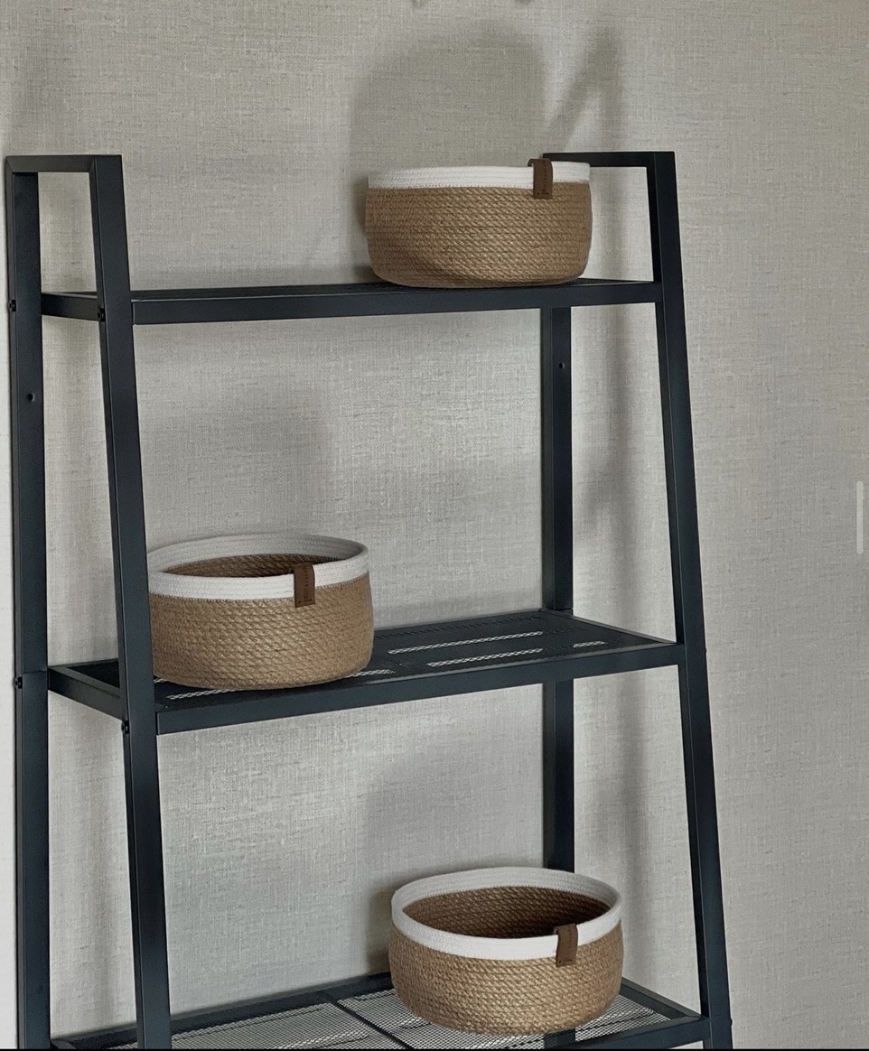 Handmade woven jute basket 0