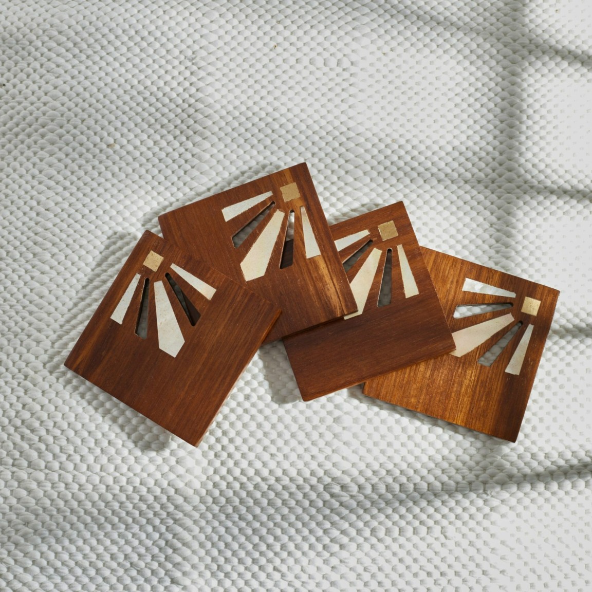 Set of Lotus Coasters 0