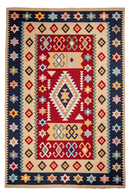 Barkha - Handmade Wool Kilim Rug 0