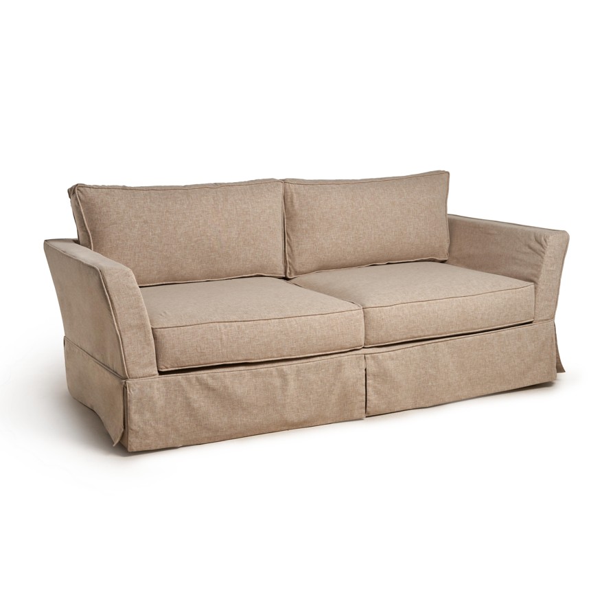 Gaia 2 Seater Slip Cover Sofa 1