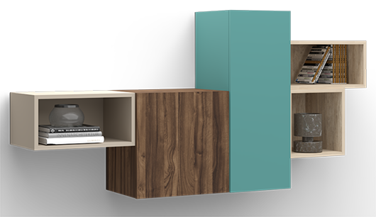 Cube wall unit 1