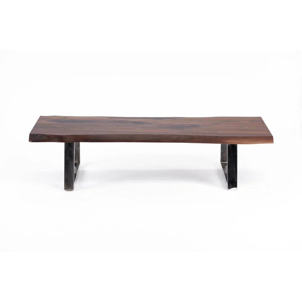 Nuk Coffee Table - Solid Live Edge Wood Top - Sturdy Legs 1