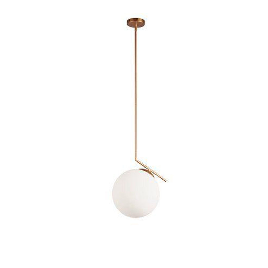 Ellie Pendant - White & Gold - YL0092 0