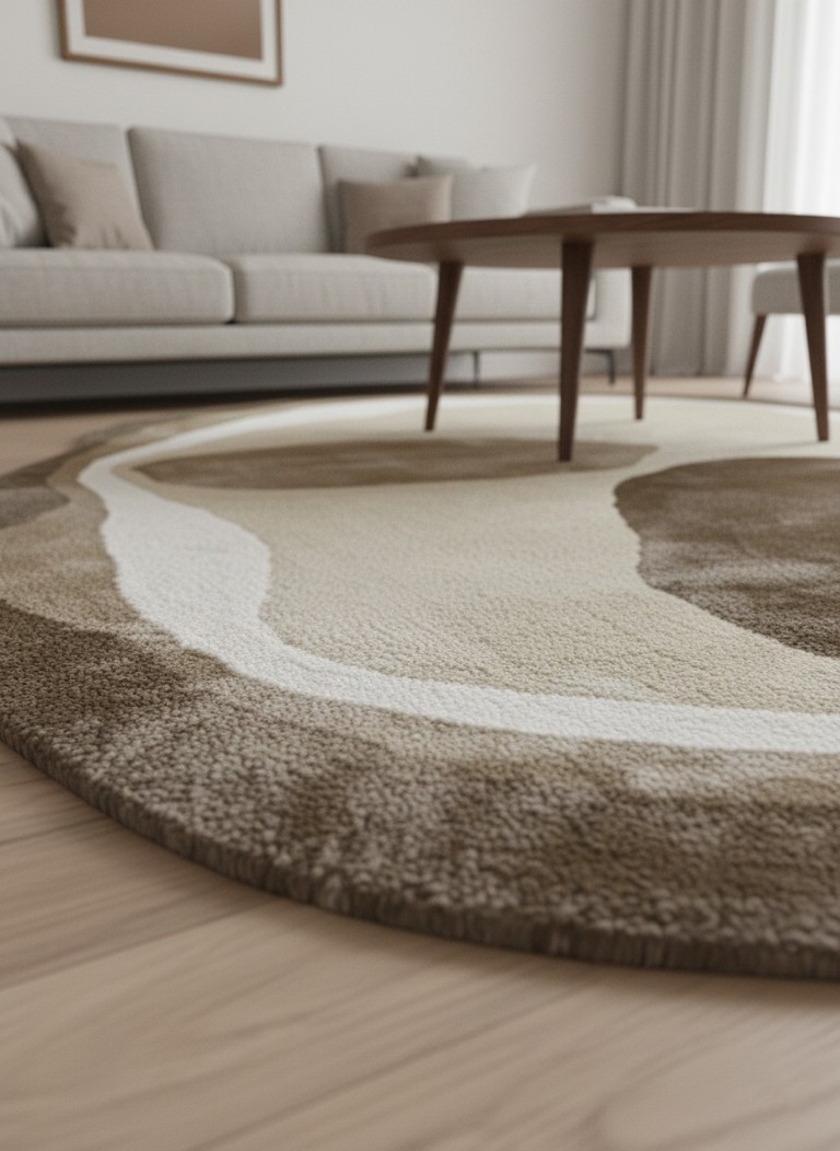 Evolva - Oval Hand Tufted Rug 2